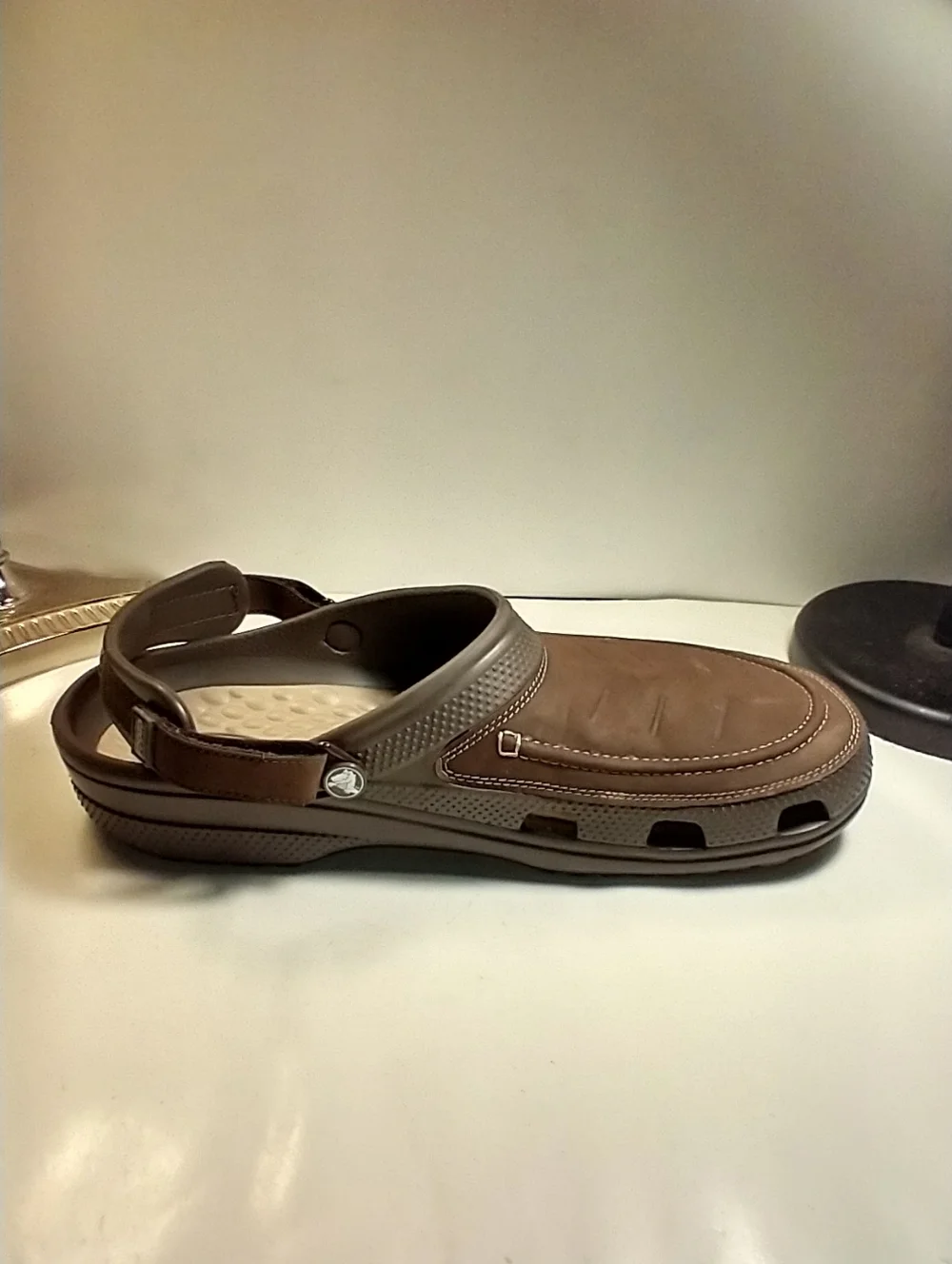 Crocs Yukon Vista II LiteRide Brown Clogs Shoes Men's sz 15 - Picture 7 of 11